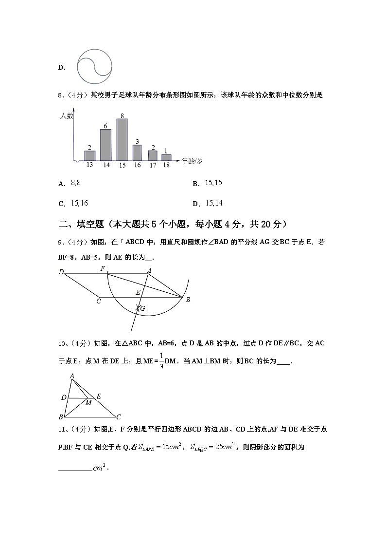 2024年四川省广安友谊中学数学九年级第一学期开学综合测试模拟试题【含答案】03