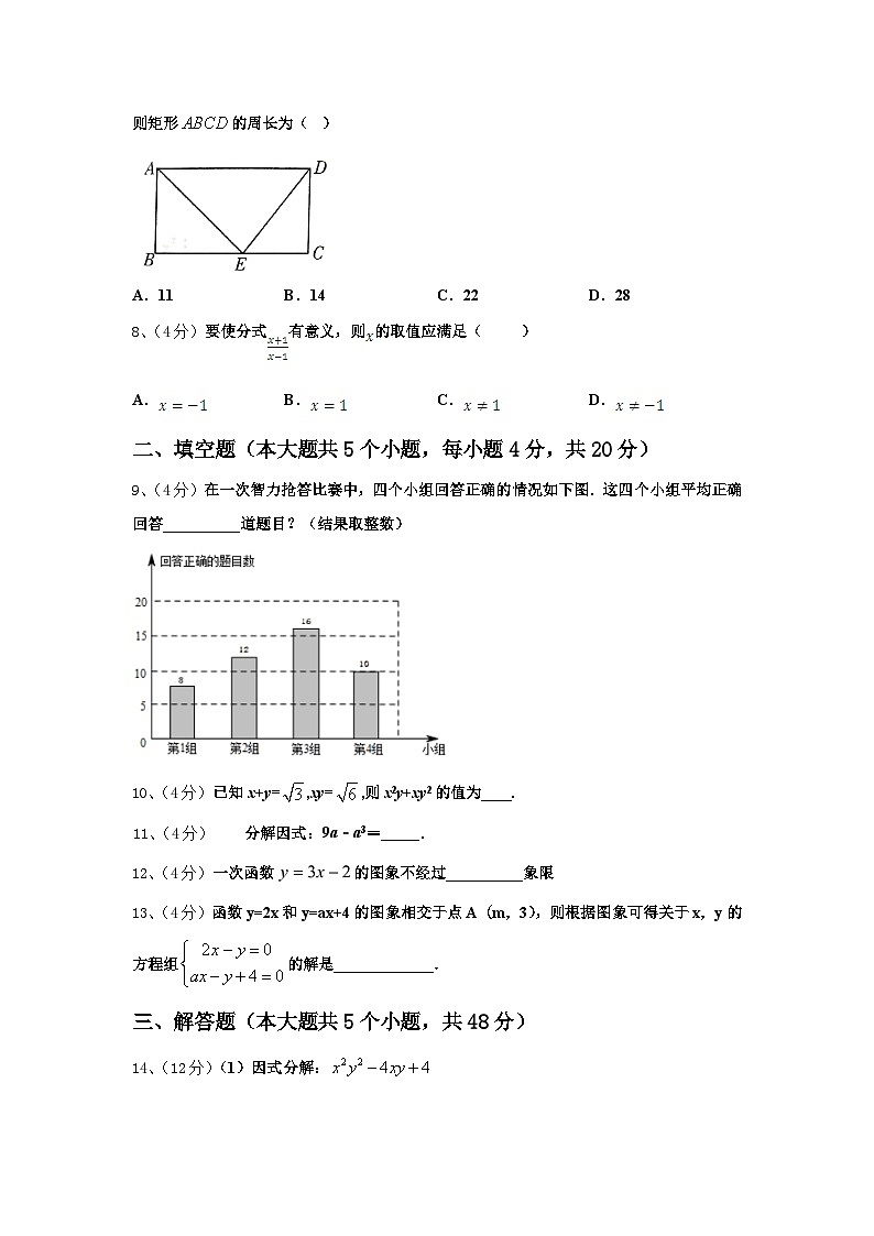 2024年四川省绵阳市名校联盟九上数学开学综合测试模拟试题【含答案】02