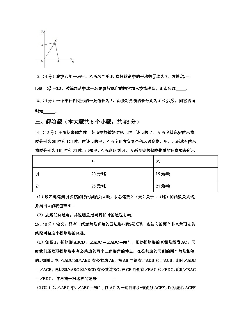 2024年浙江省诸暨市开放双语学校数学九年级第一学期开学教学质量检测模拟试题【含答案】03