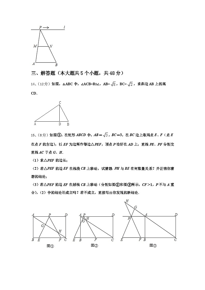 2025届安徽省合肥市瑶海区九级九年级数学第一学期开学质量检测试题【含答案】03