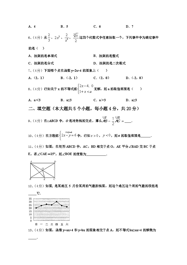 2025届北京大兴北臧村中学数学九上开学学业水平测试模拟试题【含答案】02