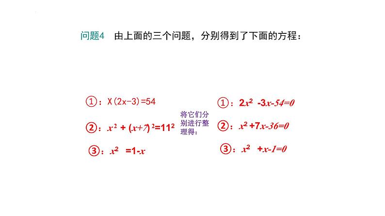 4.1 一元二次方程（同步课件）（青岛版）2024-2025学年9上数学同步课堂 课件+分层作业08