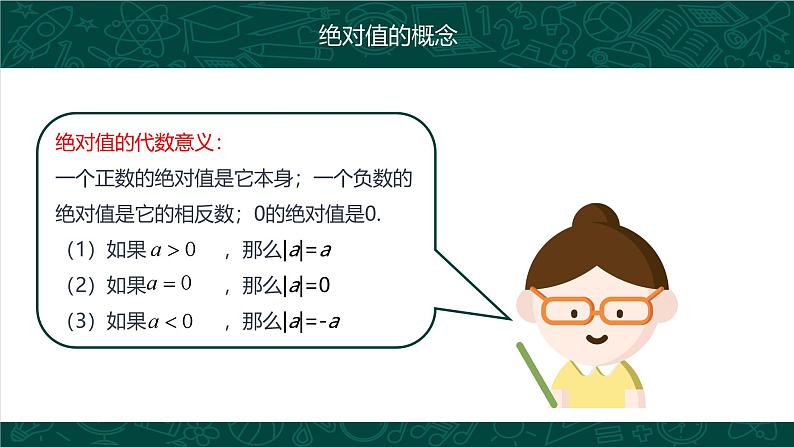 人教版七年级数学上册同步精品课堂 1.2.4 绝对值（同步课件）第7页