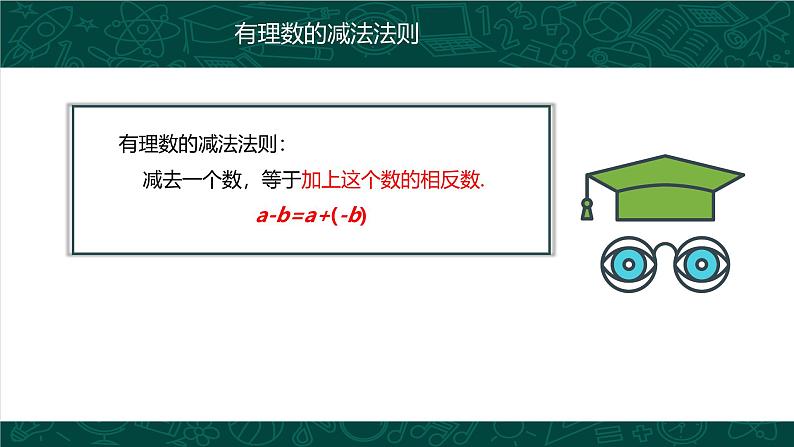 人教版七年级数学上册同步精品课堂 1.3.2 有理数的减法（同步课件）第8页