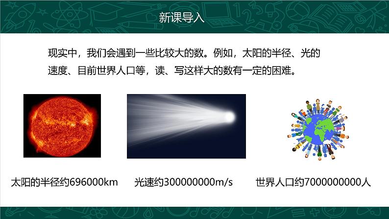 人教版七年级数学上册同步精品课堂 1.5.2 科学记数法（同步课件）第5页