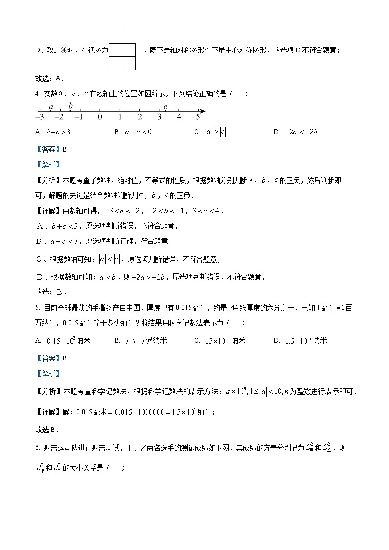 2024年山东省烟台市中考数学真题（解析版）第3页