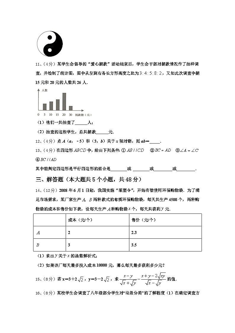 2025届河北省廊坊市霸州市南孟镇中学数学九上开学统考试题【含答案】第3页