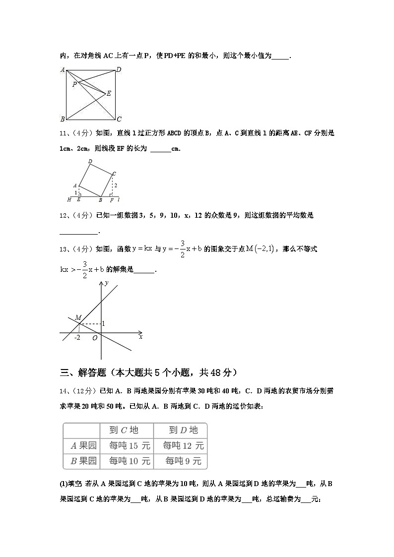 2025届河北省唐山市路南区数学九年级第一学期开学达标检测模拟试题【含答案】第3页