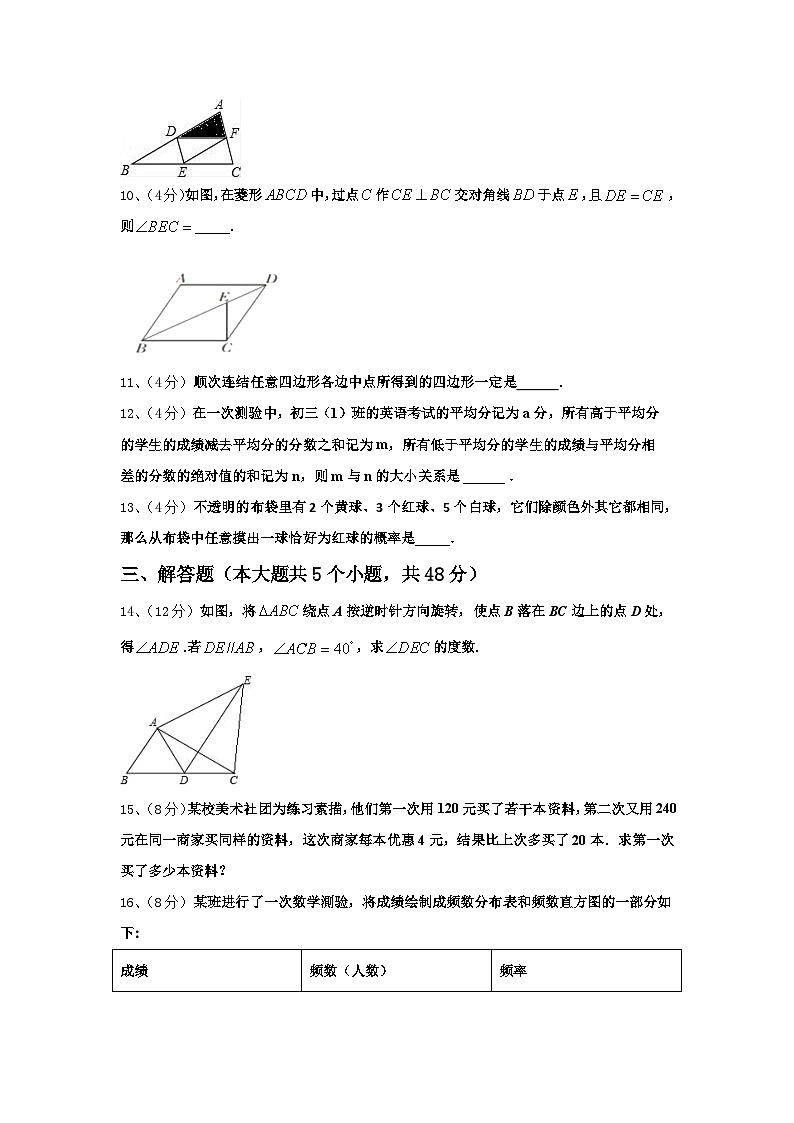 2025届河南卢氏县数学九年级第一学期开学综合测试模拟试题【含答案】03