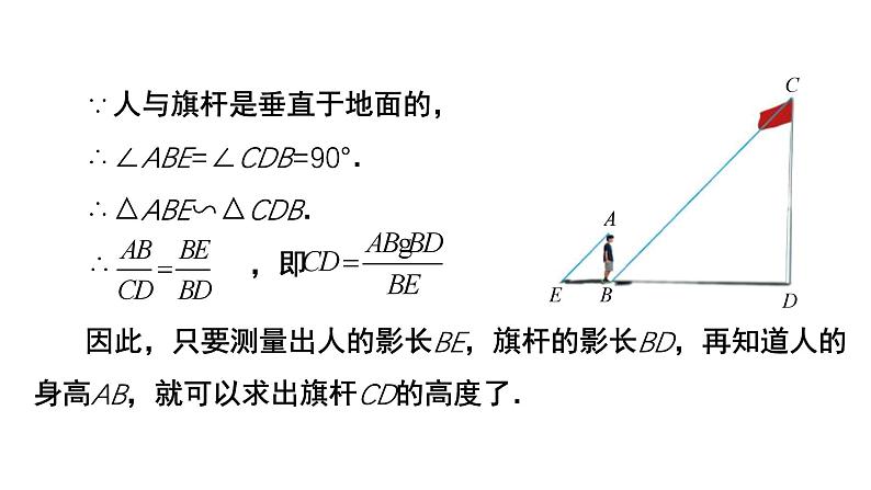 4.6《利用相似三角形测高》数学北师大版 九年级上册教学课件第6页