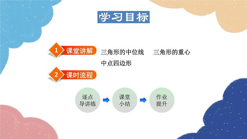 23.4 中位线 华师大版数学九年级上册课件1第2页