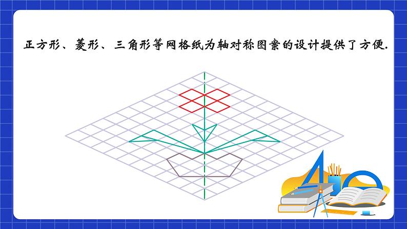 苏科版八上数学 2.3《设计轴对称图案》课件+分层练习（原卷+解析卷）06