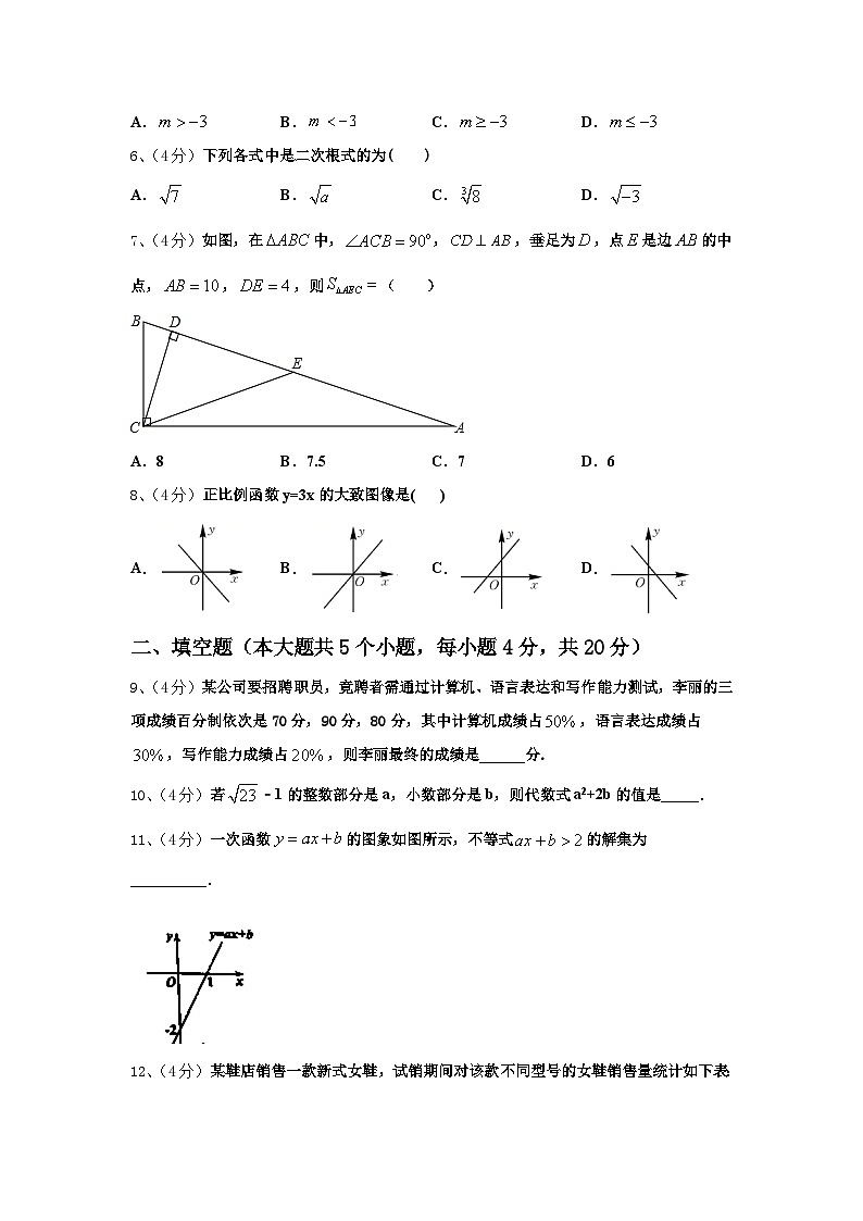 2025届湖南省芷江县岩桥中学数学九上开学教学质量检测模拟试题【含答案】02