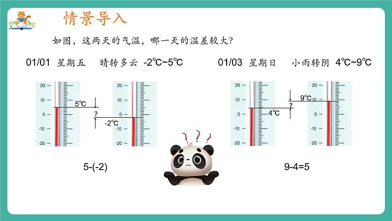 【新教材】沪教版数学六年级上册1.2  有理数的加法与减法（第3课时 有理数的减法）（教学课件）04