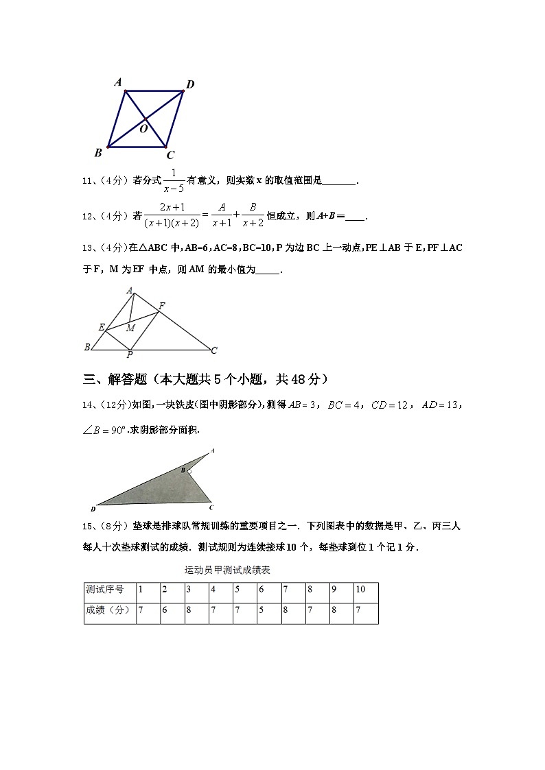2025届江苏省扬州市江都区邵凡片数学九年级第一学期开学学业质量监测试题【含答案】第3页