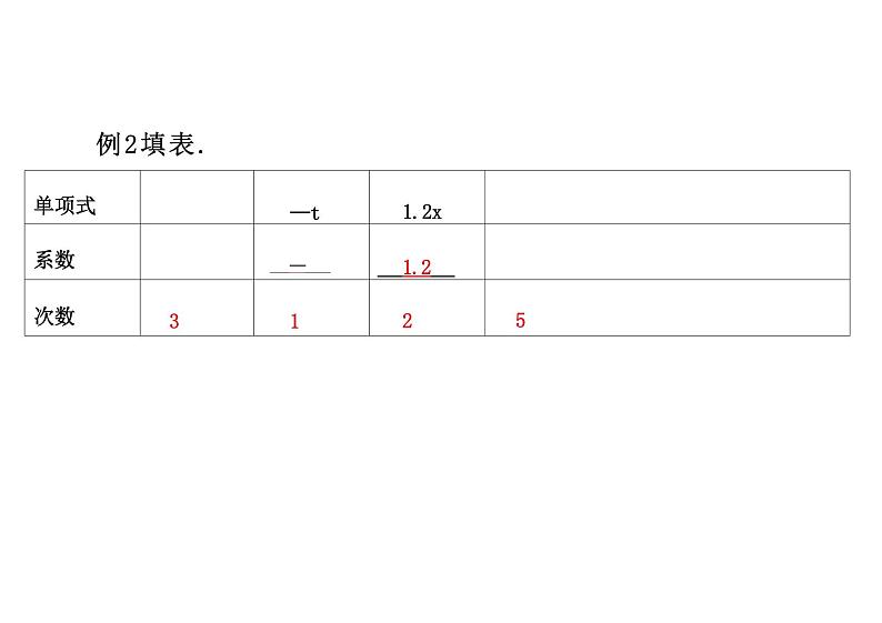 4.1　整式 课件  数学人教版七年级上册第6页