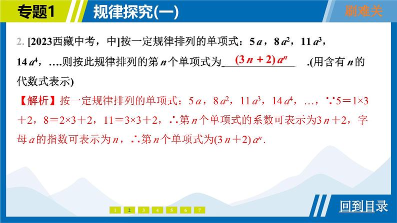 2025中考复习数学考点专题探究课件：专题1　数与式规律探究第6页