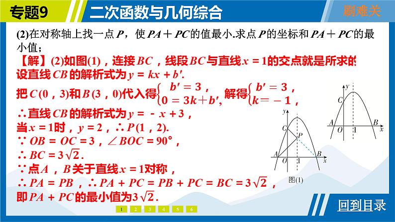 2025中考复习数学考点专题探究课件：专题9　二次函数与几何综合第7页