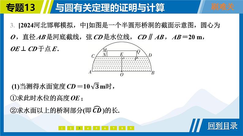 2025中考复习数学考点专题探究课件：专题13　与圆有关定理的证明与计算第8页