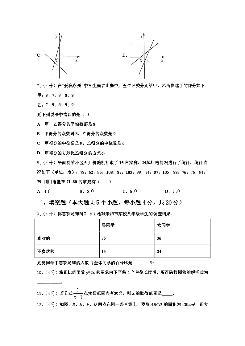 2025届山东省滨州沾化区六校联考九年级数学第一学期开学学业质量监测模拟试题【含答案】第2页