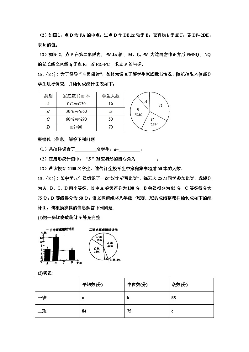 2025届山西省（临汾地区）九年级数学第一学期开学经典试题【含答案】第3页