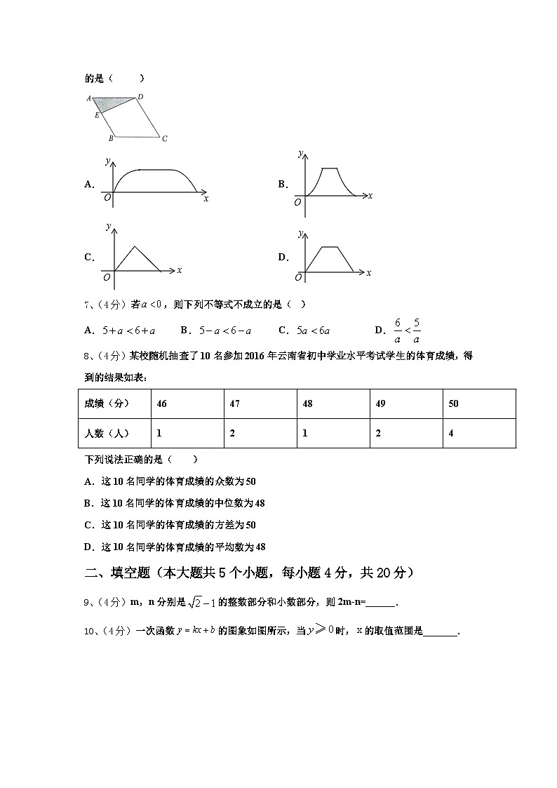 2025届上海市松江区九上数学开学联考模拟试题【含答案】第2页