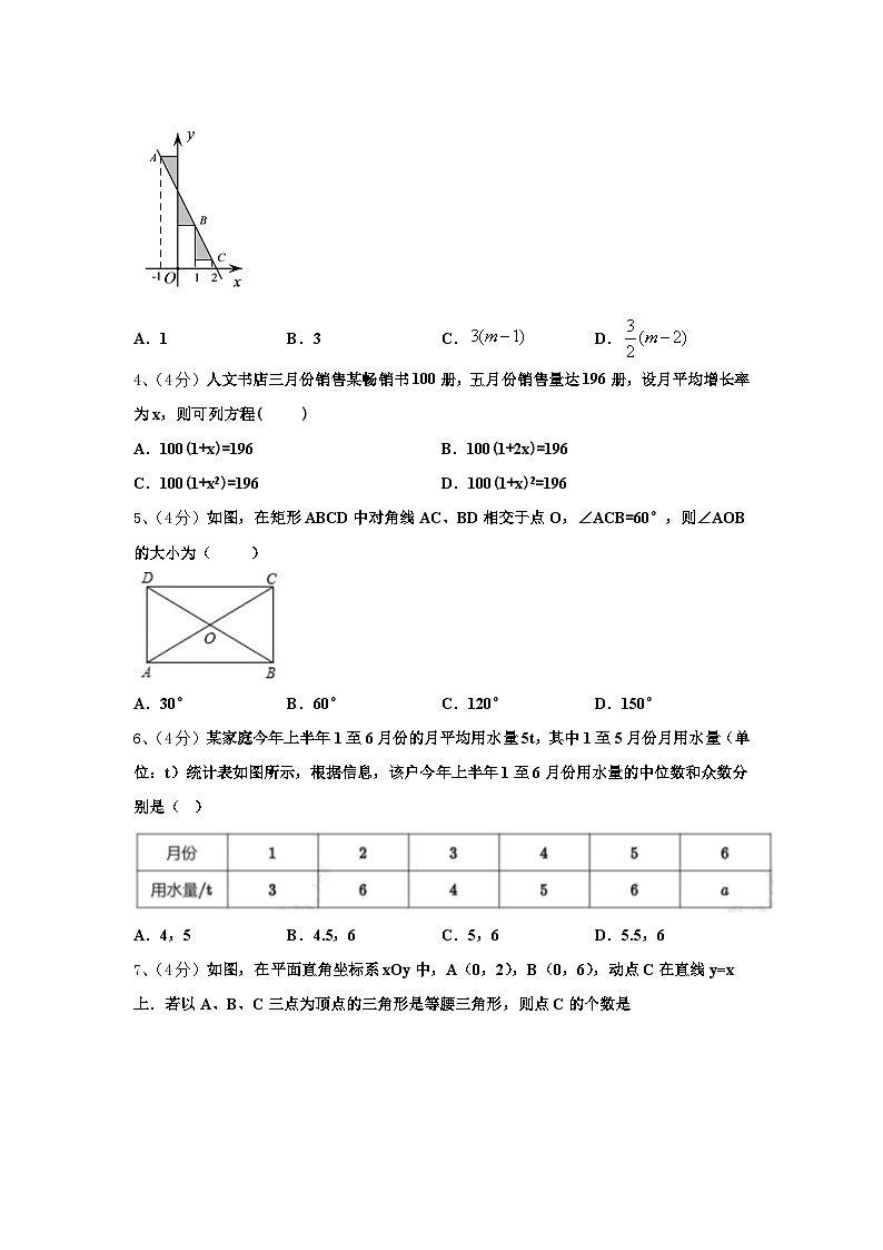 2025届四川省巴中学市恩阳区茶坝中学数学九上开学统考模拟试题【含答案】02