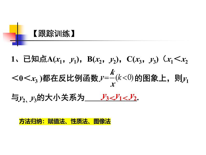 华东师大版八年级下《反比例函数》复习课件第6页