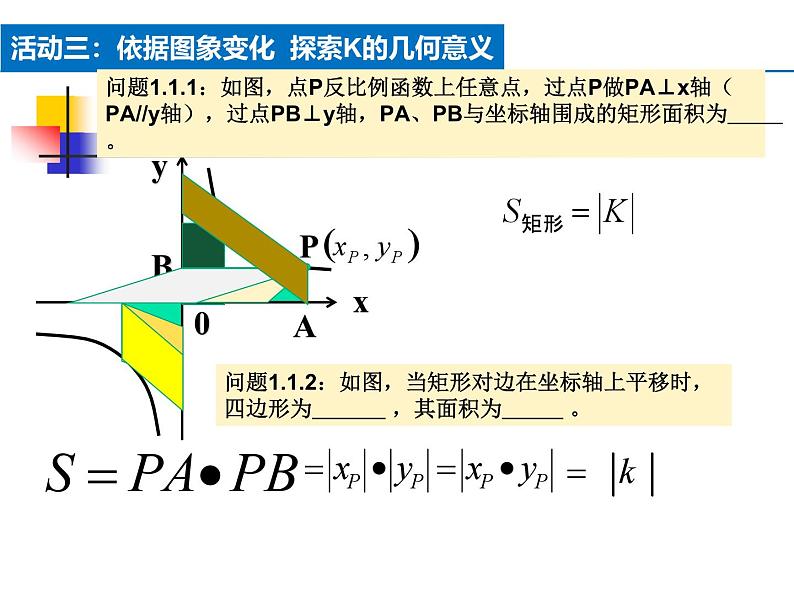 华东师大版八年级下《反比例函数》复习课件第7页