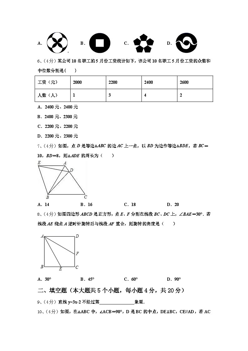 2025届云南省昭通市盐津县九上数学开学监测试题【含答案】第2页