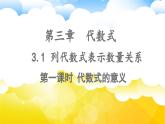 3.1列代数式表示数量关系（第一课时）课件2024-2025学年人教版数学七年级上册