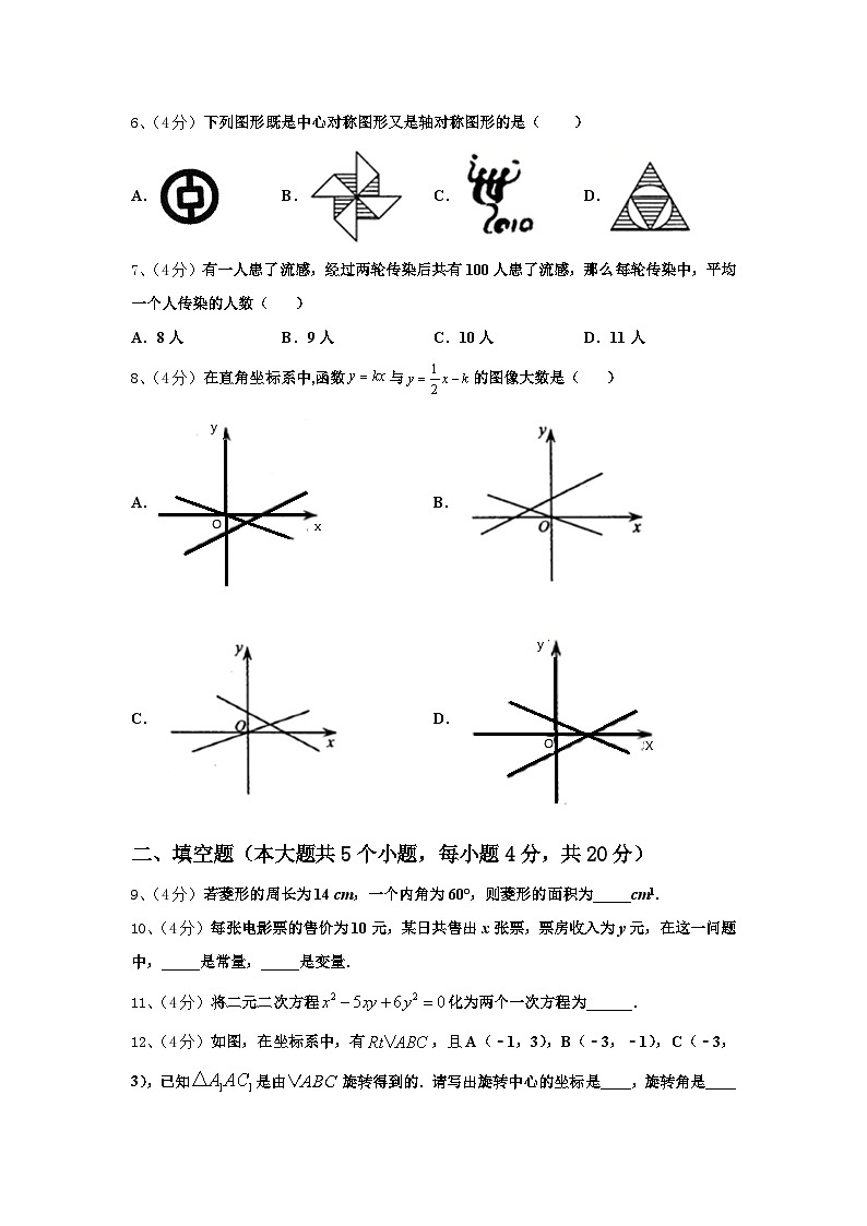 安徽省肥东县2024年数学九上开学教学质量检测模拟试题【含答案】第2页