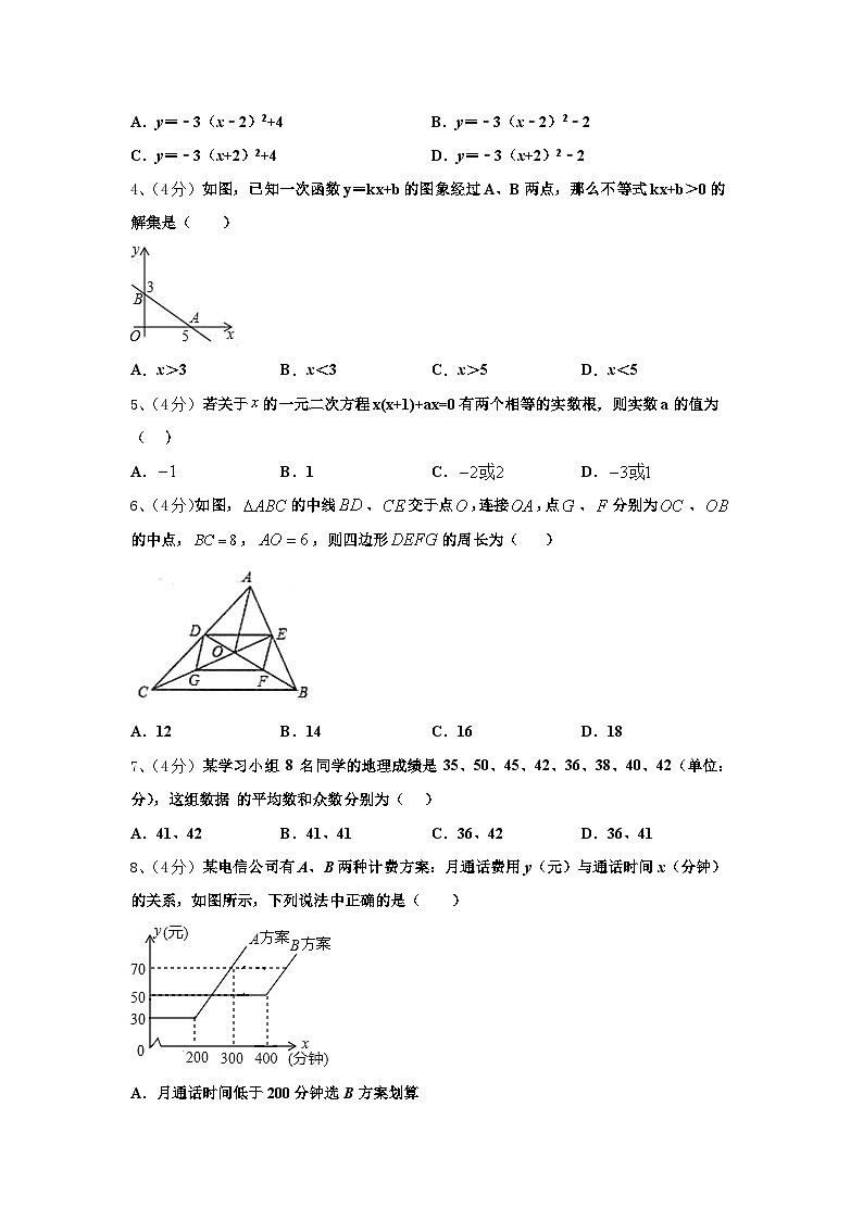 安徽省怀远县联考2024-2025学年九年级数学第一学期开学复习检测模拟试题【含答案】第2页