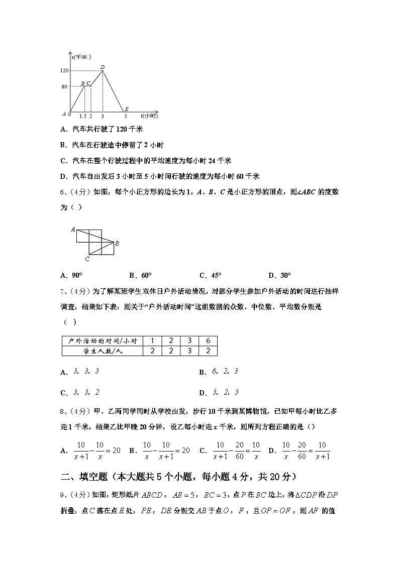 安徽省淮南市潘集区2024年数学九上开学统考模拟试题【含答案】02