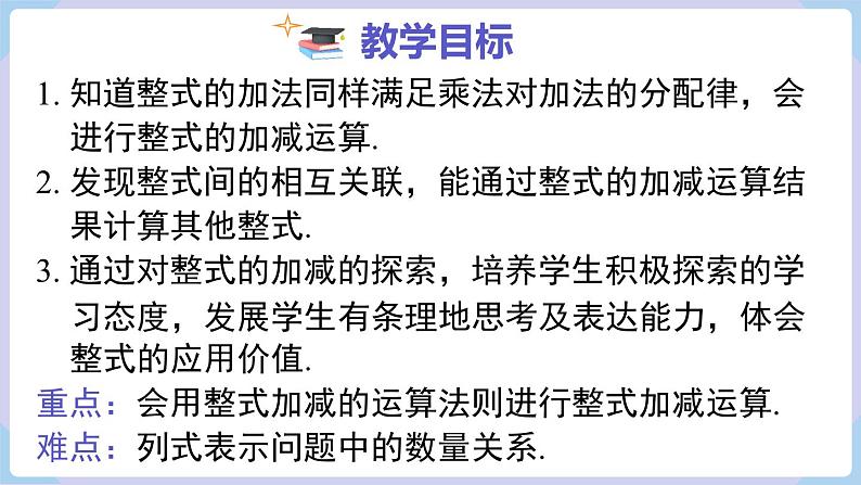 （湘教版2024）七年级数学上册同步2.4  整式的加法与减法 课件+教案+同步练习02