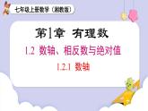 （湘教版2024）七年级数学上册同步1.2.1 数轴 课件+教案+同步练习