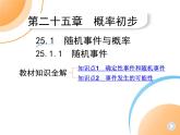 人教版数学九上第25章　概率初步课件