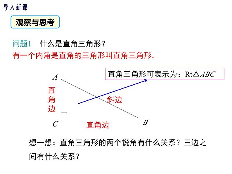 华东师大版初中数学九年级上册 24.2 直角三角形的性质 课件03