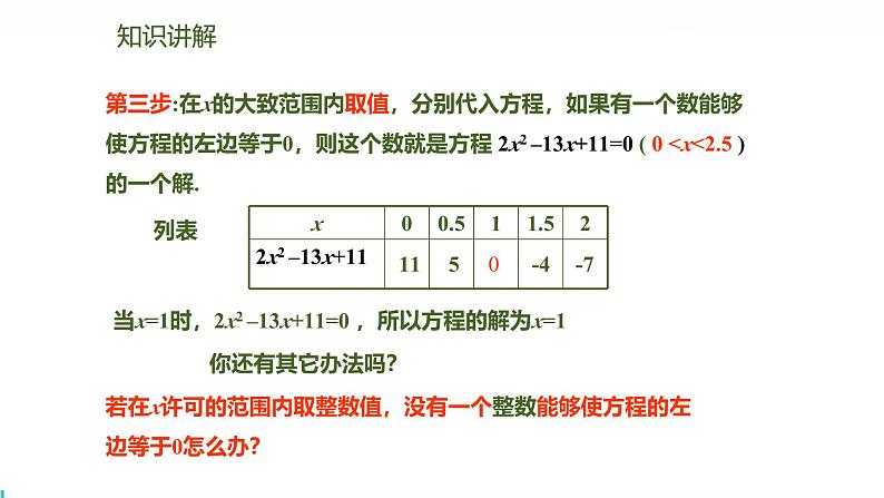 北师版初中九上数学2.1.2一元二次方程的解【课件】第6页