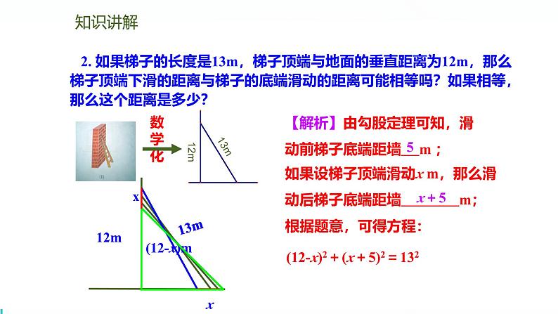 北师版初中九上数学2.6.1 一元二次方程在几何问题中的应用【课件】第5页