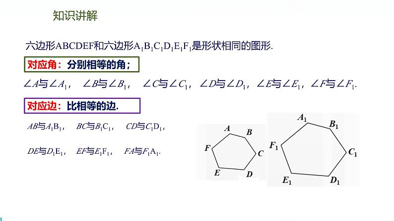 北师版初中九上数学4.3相似多边形【课件】第4页