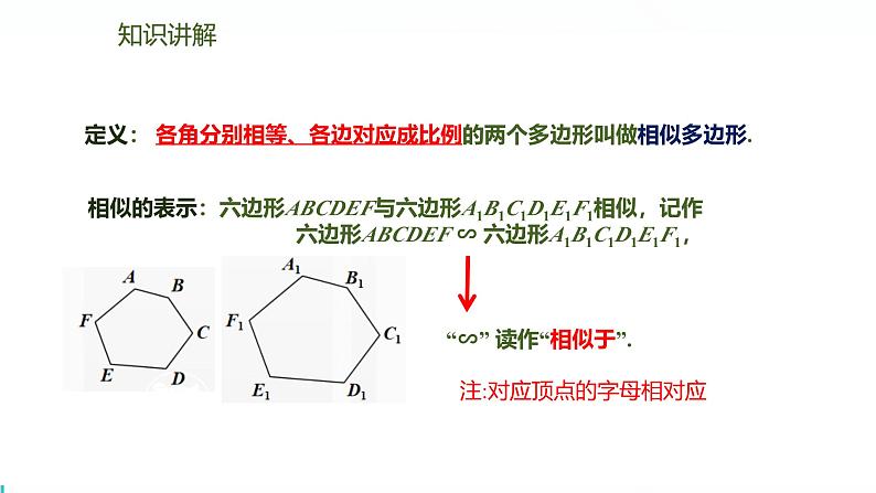 北师版初中九上数学4.3相似多边形【课件】第5页