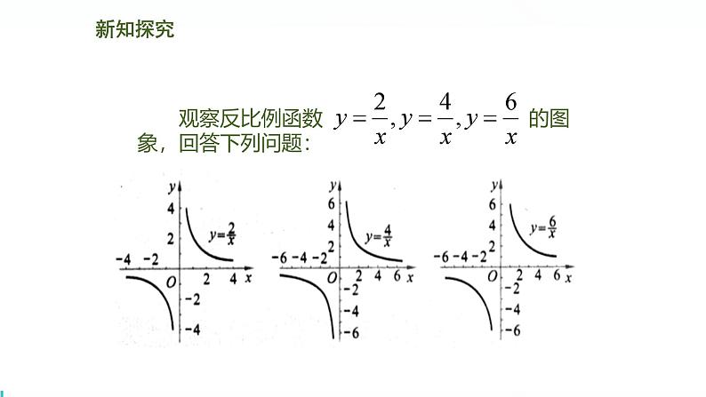 北师版初中九上数学6.2.2反比例函数的性质【课件】第3页