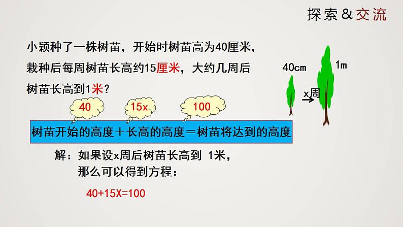 北师版初中七上数学5.1.1 认识一元一次方程（课件）第5页