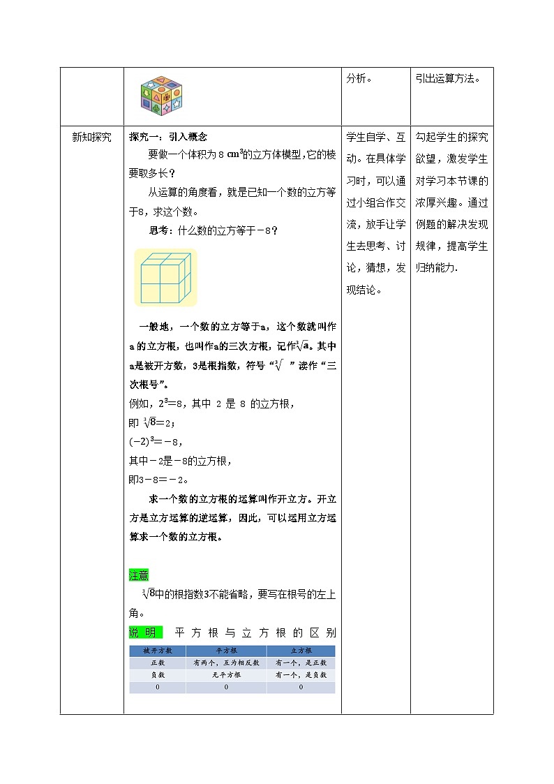 【新课标新教材】浙教版数学七年级上册3.3立方根（课件+教案+学案）02