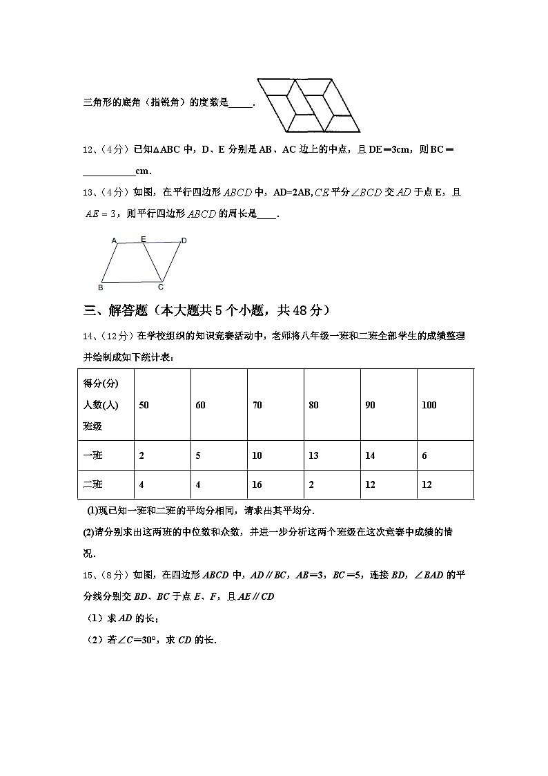 福建省泉州台商投资区2025届九上数学开学质量跟踪监视试题【含答案】03