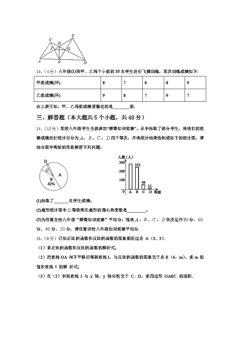甘肃省陇南徽县联考2025届数学九上开学考试模拟试题【含答案】03