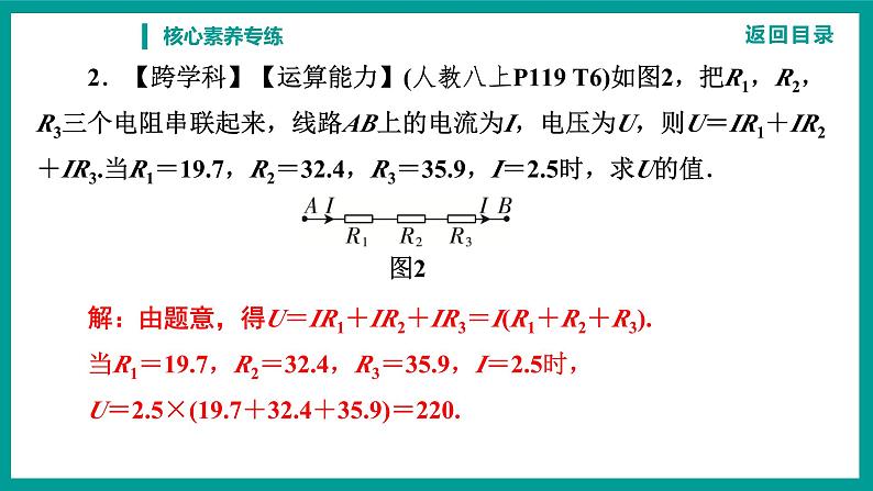 第14章 整式的乘法与因式分解 人教版八年级上册 核心素养专练课件第4页