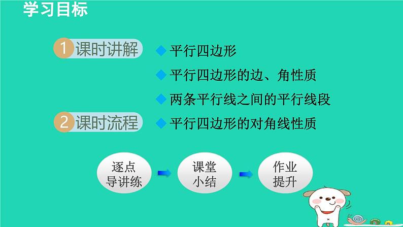 2024八年级数学下册第2章四边形2.2平行四边形2.2.1平行四边形的性质课件新版湘教版第2页