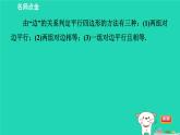2024八年级数学下册第2章四边形2.2平行四边形2.2.2平行四边形的判定第1课时由边的关系判定平行四边形习题课件新版湘教版